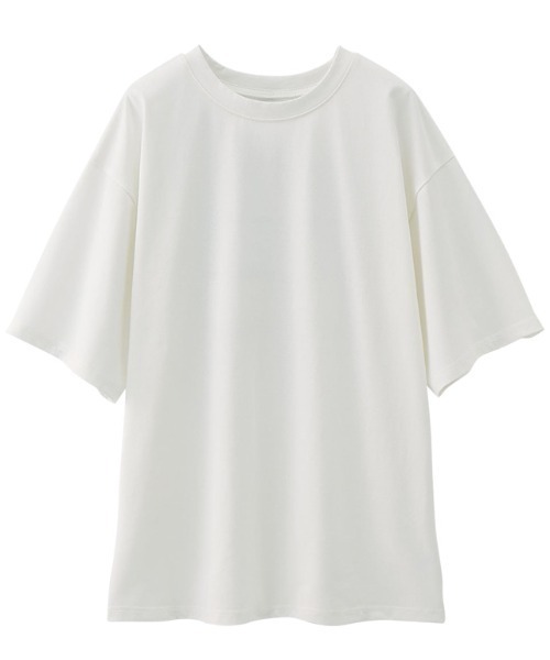 GeeRA(ジーラ)の「フォトプリントチュニックTシャツ(Tシャツ/カットソー・レディース・ホワイト/チャコールグレー/オフホワイト/チャコール・MEDIUM/LARGE/X-LARGE/XX-LARGE)」の6枚目の写真