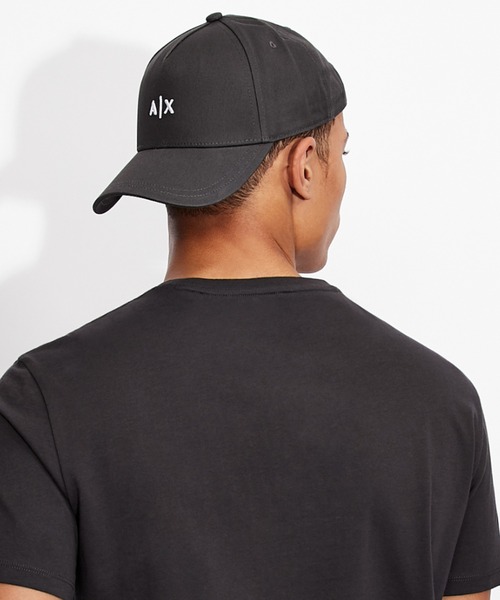 ARMANI EXCHANGE(アルマーニエクスチェンジ)の「【A|Xアルマーニ エクスチェンジ】A|Xロゴ パネルキャップ(キャップ・メンズ・ホワイト/ネイビー/グレー/ブラック×ホワイト/ホワイト×ブラック/グレー系その他/ワインレッド・FREE)」の5枚目の写真