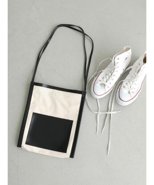 AMERICAN HOLIC（アメリカンホリック）の「キャンバスコンビトートバッグ（トートバッグ・レディース・ブラック/ブラウン・FREE）」の4枚目の写真