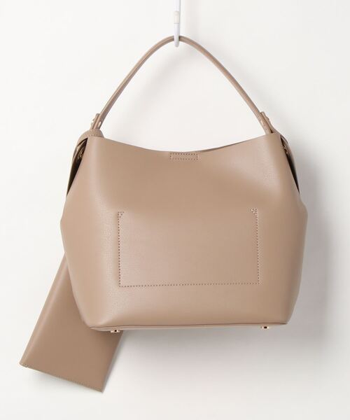 NATURAL BEAUTY BASIC（ナチュラルビューティーベーシック）の「ブロックメッシュワンショルダー（ショルダーバッグ・レディース・オフホワイト/ベージュ/ブルー・ﾌﾘ-）」の5枚目の写真