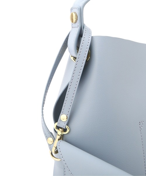 NATURAL BEAUTY BASIC（ナチュラルビューティーベーシック）の「ブロックメッシュワンショルダー（ショルダーバッグ・レディース・オフホワイト/ベージュ/ブルー・ﾌﾘ-）」の16枚目の写真