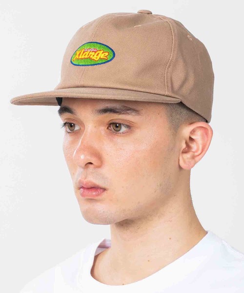 XLARGE（エクストララージ）の「PATCHED 6PANEL CAP（キャップ・メンズ・ホワイト/ブラック/ベージュ・ONE SIZE）」の3枚目の写真