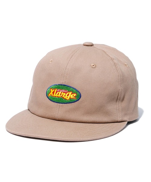 XLARGE（エクストララージ）の「PATCHED 6PANEL CAP（キャップ・メンズ・ホワイト/ブラック/ベージュ・ONE SIZE）」の6枚目の写真