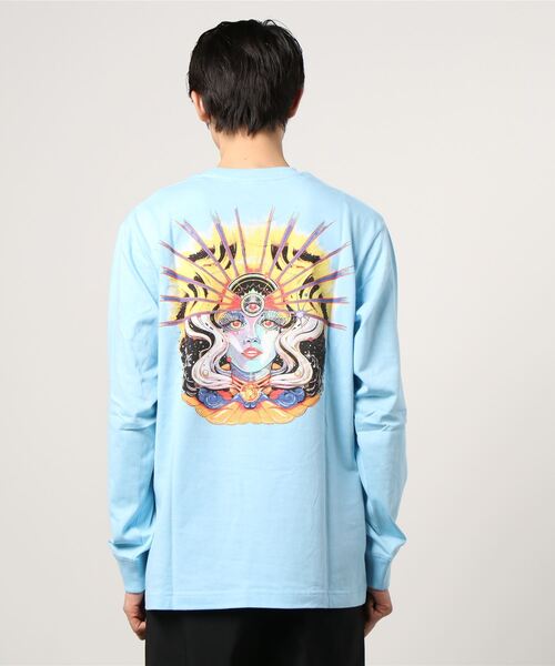 BILLIONAIRE BOYS CLUB(ビリオネア・ボーイズ・クラブ)の「BB STRATAS L/S T-SHIRT(Tシャツ/カットソー・メンズ・ライトブルー/ブラック・SMALL/MEDIUM/X-LARGE/LARGE)」の3枚目の写真