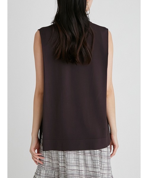 Mila Owen（ミラオーウェン）の「肩タックフレアニットプルオーバー