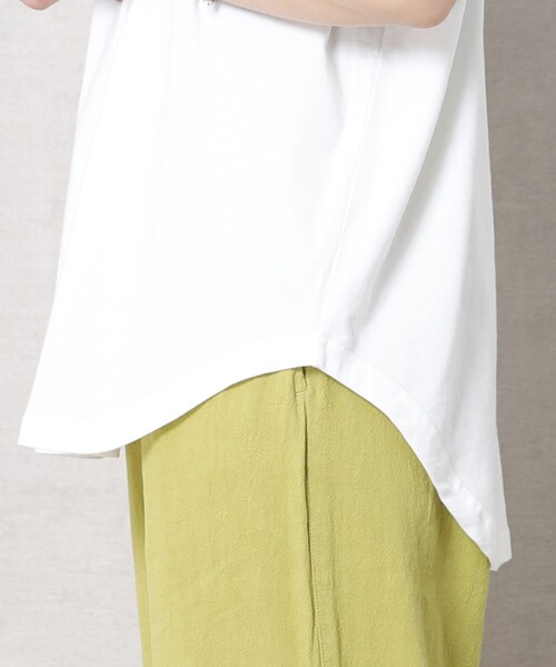 FREAK'S STORE（フリークスストア）の「▽【WEB限定】PENNEYS/ペニーズ　別注ラグラン配色Tシャツ（Tシャツ/カットソー・レディース・ホワイト/グリーン/ベージュ/グレー/レッド・ﾌﾘ-）」の13枚目の写真