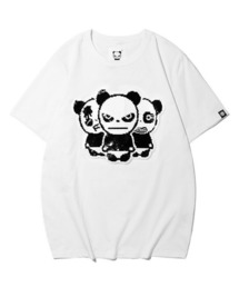 HIPANDA（ハイパンダ）の「HIPANDA ハイパンダ メンズ HIPANDAトリオロゴ スパンコール 半袖Tシャツ（Tシャツ/カットソー）」