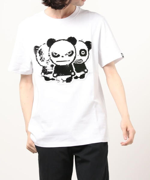 【新品】ストラ スパンコールロゴTシャツ 未使用品 /S/ ブラック スパンコールTシャツ THE YELLOW MONKEY