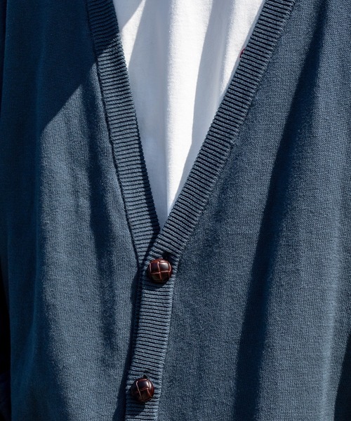 kutir（クティール）の「スプリングルーズニットカーディガン（カーディガン/ボレロ・メンズ・ピンク/ダークパープル/マスタード/ダークブルー・MEDIUM/LARGE）」の18枚目の写真