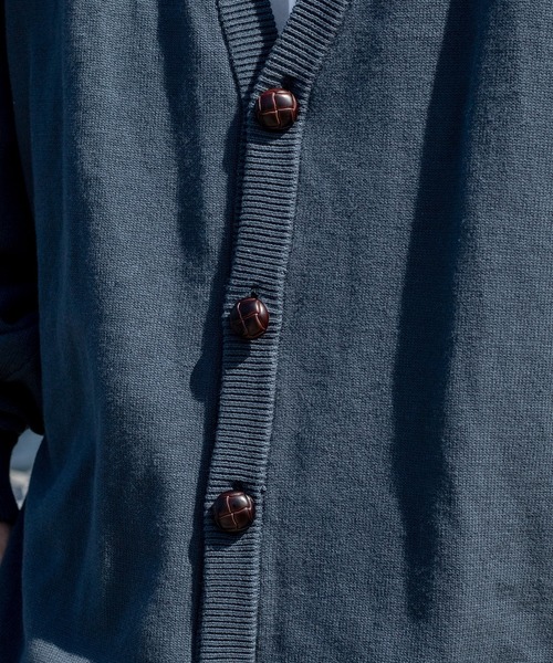 kutir（クティール）の「スプリングルーズニットカーディガン（カーディガン/ボレロ・メンズ・ピンク/ダークパープル/マスタード/ダークブルー・MEDIUM/LARGE）」の15枚目の写真