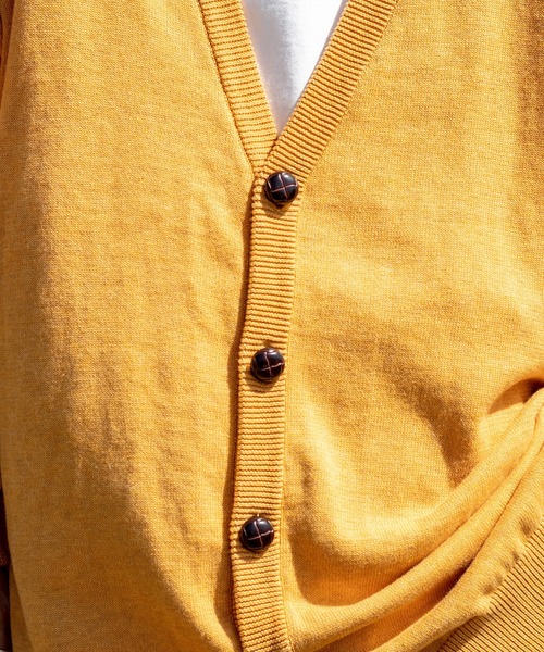 kutir（クティール）の「スプリングルーズニットカーディガン（カーディガン/ボレロ・メンズ・ピンク/ダークパープル/マスタード/ダークブルー・MEDIUM/LARGE）」の21枚目の写真