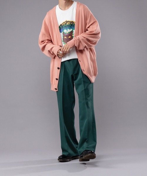 kutir（クティール）の「スプリングルーズニットカーディガン（カーディガン/ボレロ・メンズ・ピンク/ダークパープル/マスタード/ダークブルー・MEDIUM/LARGE）」の10枚目の写真