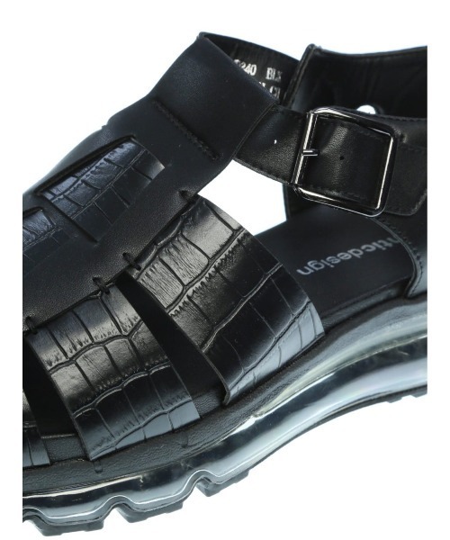 semantic design（セマンティックデザイン）の「セマンティックデザイン/semantic design クリアクッション グルカサンダル（サンダル・メンズ・ブラック・MEDIUM/LARGE）」の9枚目の写真