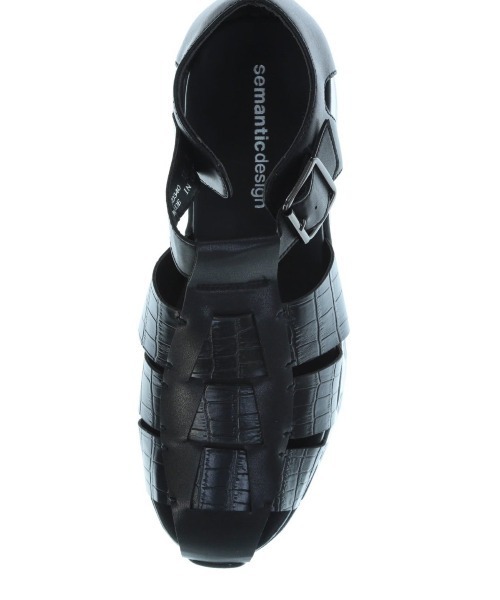 semantic design（セマンティックデザイン）の「セマンティックデザイン/semantic design クリアクッション グルカサンダル（サンダル・メンズ・ブラック・MEDIUM/LARGE）」の10枚目の写真