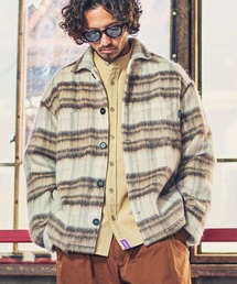 MARBLES | ms4678-FLEECE CHECK SHIRT シャツ(シャツ/ブラウス)