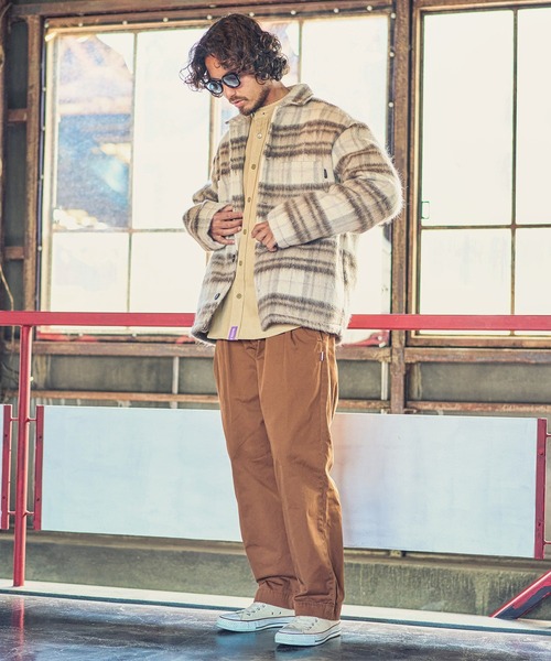MARBLES（マーブルズ）の「ms4678-FLEECE CHECK SHIRT シャツ（シャツ/ブラウス・メンズ・ブラック/ブルー/ブラウン・S/XL/L/M）」の5枚目の写真