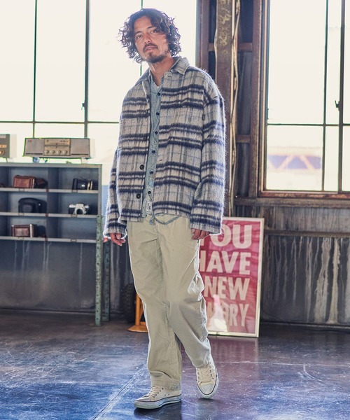 MARBLES（マーブルズ）の「ms4678-FLEECE CHECK SHIRT シャツ（シャツ/ブラウス・メンズ・ブラック/ブルー/ブラウン・S/XL/L/M）」の11枚目の写真
