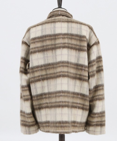 MARBLES（マーブルズ）の「ms4678-FLEECE CHECK SHIRT シャツ（シャツ/ブラウス・メンズ・ブラック/ブルー/ブラウン・S/XL/L/M）」の13枚目の写真