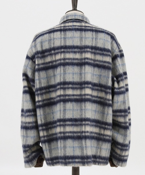 MARBLES（マーブルズ）の「ms4678-FLEECE CHECK SHIRT シャツ（シャツ/ブラウス・メンズ・ブラック/ブルー/ブラウン・S/XL/L/M）」の15枚目の写真
