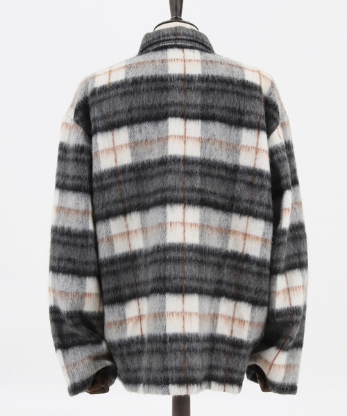 MARBLES（マーブルズ）の「ms4678-FLEECE CHECK SHIRT シャツ（シャツ/ブラウス・メンズ・ブラック/ブルー/ブラウン・S/XL/L/M）」の17枚目の写真
