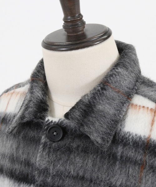 MARBLES（マーブルズ）の「ms4678-FLEECE CHECK SHIRT シャツ（シャツ/ブラウス・メンズ・ブラック/ブルー/ブラウン・S/XL/L/M）」の18枚目の写真