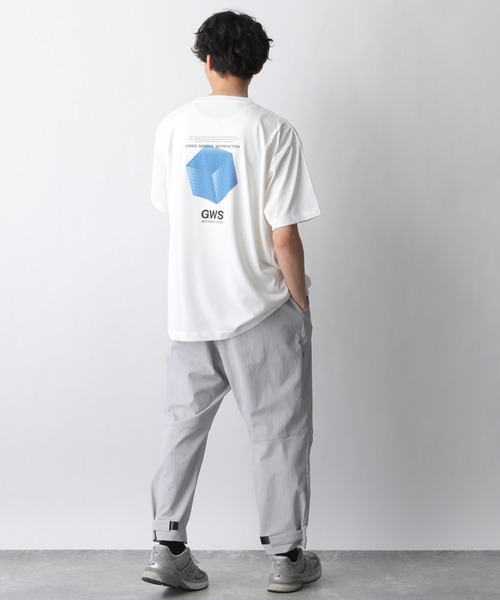 GLOBAL WORK（グローバルワーク）の「【スポーツライン】グラフィックプリント-T/938996（Tシャツ/カットソー・メンズ・ホワイト/チャコールグレー/ライトグレー/ブラック・MEDIUM/LARGE）」の7枚目の写真