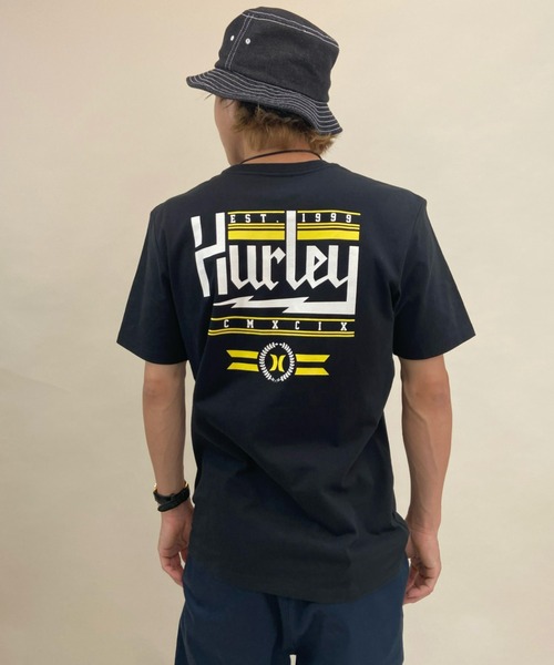 Hurley （ハーレー）の「Hurley/ハーレー バックプリントTシャツ MSS2100R23（Tシャツ/カットソー・メンズ・ブラック/ホワイト/ネイビー・M/S/L）」の3枚目の写真