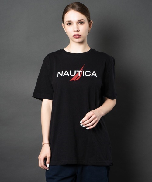 MFK(エムエフケー)の「NAUTICA S/S T-SHIRT(Tシャツ/カットソー・メンズ・ブラック・X-LARGE/MEDIUM/SMALL/LARGE)」の1枚目の写真