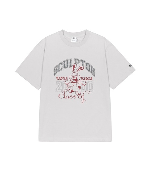SCULPTOR（スカルプター）の「MASCOT VARSITY TEE/マスコットバーシティTシャツ（Tシャツ/カットソー・レディース・ホワイト/ベージュ/グレー/ブラック・MEDIUM）」の22枚目の写真