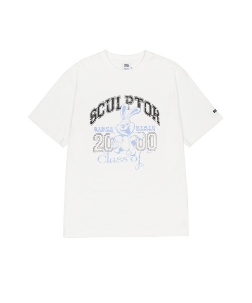 SCULPTOR（スカルプター）の「MASCOT VARSITY TEE/マスコットバーシティTシャツ（Tシャツ/カットソー・レディース・ホワイト/ベージュ/グレー/ブラック・MEDIUM）」の19枚目の写真