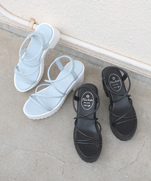 NOFALL(ノーフォール)の「コードストラップシャークソールサンダル(サンダル・レディース・ホワイト/ブラック/ベージュ/ブルー/イエロー/ピンク系その他・LL/3L/SS/S/M/L)」の13枚目の写真