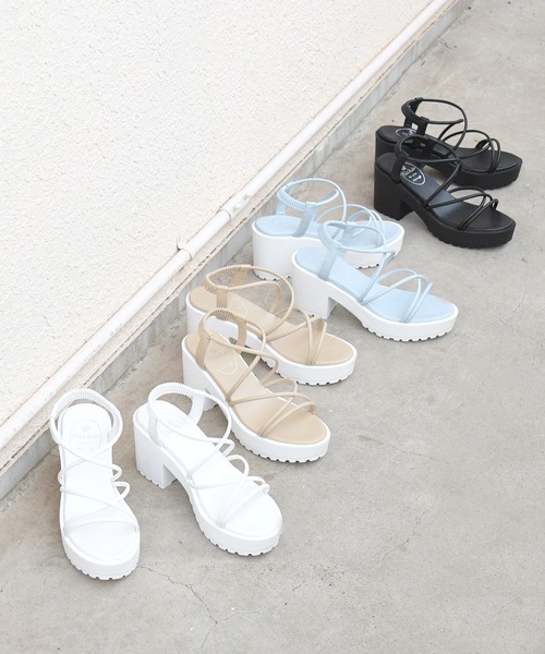 NOFALL(ノーフォール)の「コードストラップシャークソールサンダル(サンダル・レディース・ホワイト/ブラック/ベージュ/ブルー/イエロー/ピンク系その他・LL/3L/SS/S/M/L)」の16枚目の写真