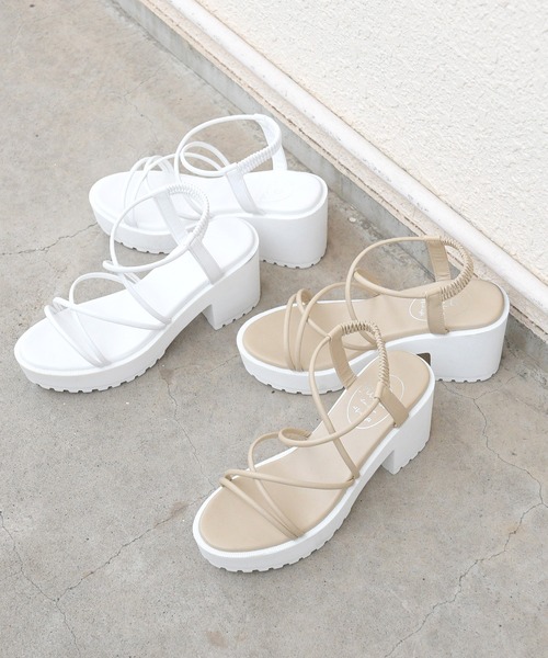 NOFALL(ノーフォール)の「コードストラップシャークソールサンダル(サンダル・レディース・ホワイト/ブラック/ベージュ/ブルー/イエロー/ピンク系その他・LL/3L/SS/S/M/L)」の15枚目の写真