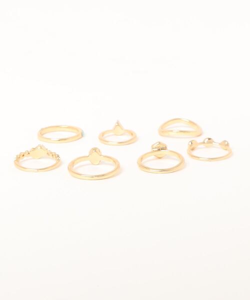 florist（フローリスト）の「【4種展開】カラーストーンセットリング（リング・レディース・ゴールド系その他2/ゴールド系その他3/ゴールド系その他4/ゴールド系その他5・FREE）」の5枚目の写真