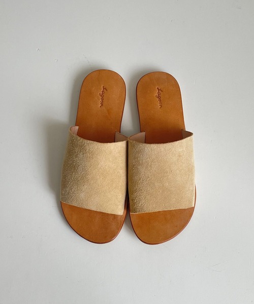 CANAL JEAN（キャナルジーン）の「from Lagoon(フロムラグーン) スエードペタサンダル（サンダル・レディース・ベージュ/ネイビー/ブラウン/レオパード・36/37/39）」の12枚目の写真