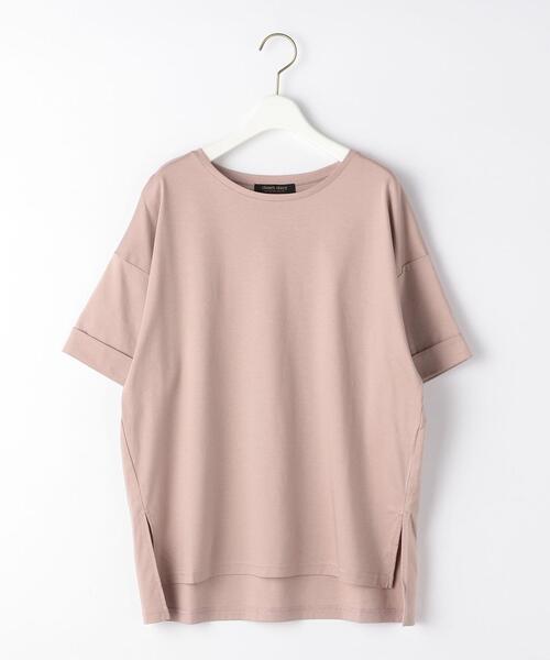 closet story（クローゼットストーリー）の「＜closet story＞CSC C ロールアップ カットソー（Tシャツ/カットソー・レディース・ホワイト/ネイビー/ライトピンク・FREE）」の13枚目の写真