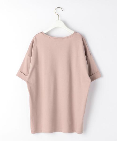 closet story（クローゼットストーリー）の「＜closet story＞CSC C ロールアップ カットソー（Tシャツ/カットソー・レディース・ホワイト/ネイビー/ライトピンク・FREE）」の14枚目の写真