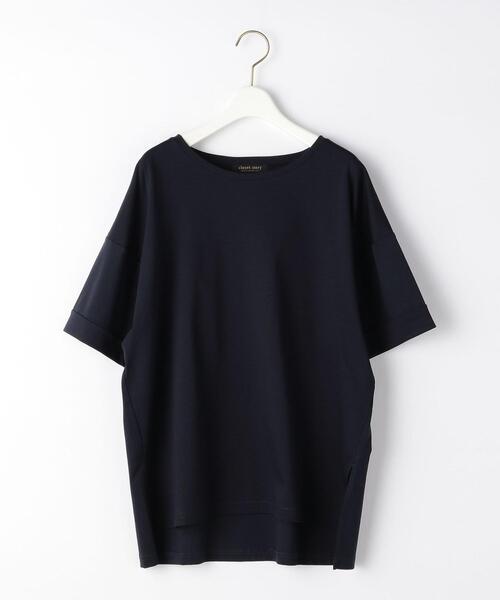 closet story（クローゼットストーリー）の「＜closet story＞CSC C ロールアップ カットソー（Tシャツ/カットソー・レディース・ホワイト/ネイビー/ライトピンク・FREE）」の21枚目の写真