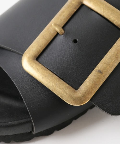 PLAKTON（プラクトン）の「PLAKTON/プラクトン】バックルサンダル◆（サンダル・レディース・ブラック/ベージュ・36/37/38）」の13枚目の写真