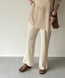 シワ加工カットパンツ