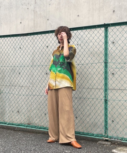 y/m by misato(イムバイミサト)の「シワ加工カットパンツ(その他パンツ・レディース・ブラック/ベージュ/アイボリー・FREE)」の17枚目の写真