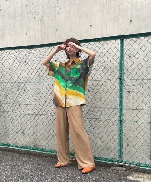 y/m by misato(イムバイミサト)の「シワ加工カットパンツ(その他パンツ・レディース・ブラック/ベージュ/アイボリー・FREE)」の16枚目の写真