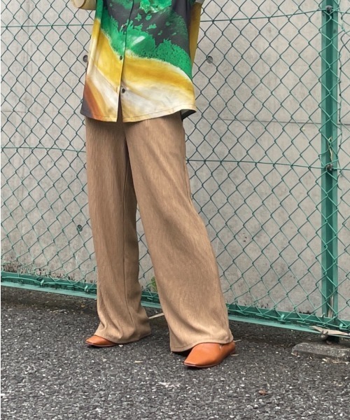 y/m by misato(イムバイミサト)の「シワ加工カットパンツ(その他パンツ・レディース・ブラック/ベージュ/アイボリー・FREE)」の11枚目の写真