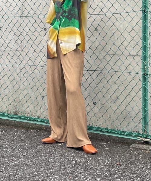 y/m by misato(イムバイミサト)の「シワ加工カットパンツ(その他パンツ・レディース・ブラック/ベージュ/アイボリー・FREE)」の12枚目の写真