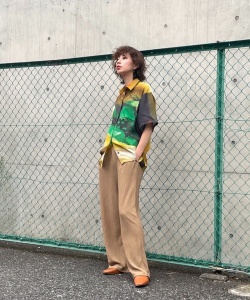 y/m by misato(イムバイミサト)の「シワ加工カットパンツ(その他パンツ・レディース・ブラック/ベージュ/アイボリー・FREE)」の15枚目の写真