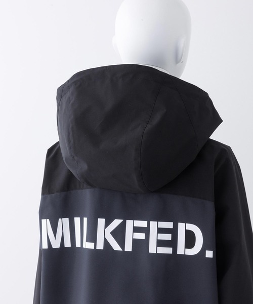 ミルクフェド　BACK LOGO BICOLOR MOUNTAIN PARKA 91y9LHt2L-L._UY1000_.jpg