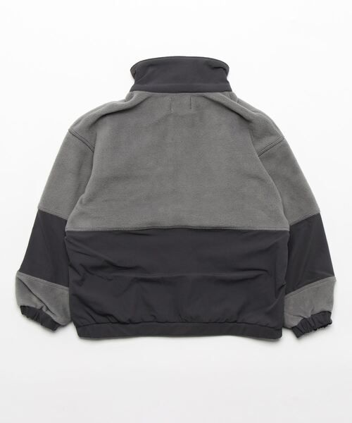ARCH & LINE(アーチアンドライン)の「フリース ジップアップジャケット RETRO TREKING JACKET(ブルゾン・キッズ・グレー/ブラック/ベージュ・XL/M/S/L)」の4枚目の写真