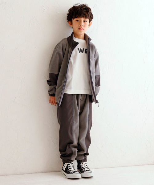 ARCH & LINE(アーチアンドライン)の「フリース ジップアップジャケット RETRO TREKING JACKET(ブルゾン・キッズ・グレー/ブラック/ベージュ・XL/M/S/L)」の15枚目の写真