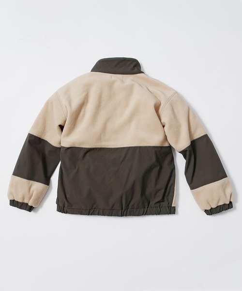 ARCH & LINE(アーチアンドライン)の「フリース ジップアップジャケット RETRO TREKING JACKET(ブルゾン・キッズ・グレー/ブラック/ベージュ・XL/M/S/L)」の6枚目の写真
