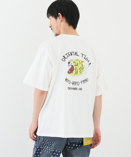 B.C STOCK(ベーセーストック)の「hyo-hyo TIGER-Tシャツ(Tシャツ/カットソー・メンズ・ホワイト/スミクロ・MEDIUM/LARGE)」の7枚目の写真